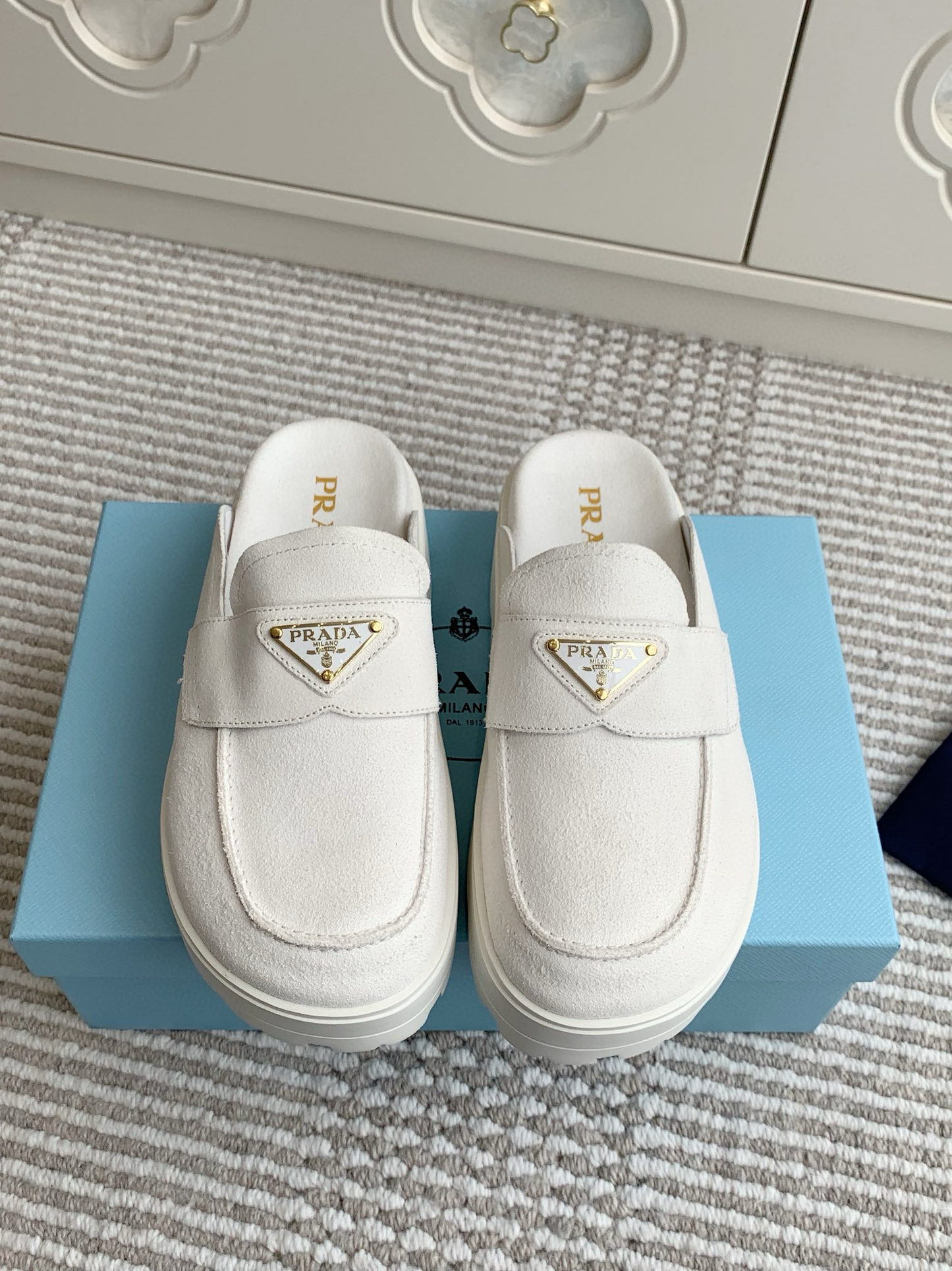 Prada Flatform Mules