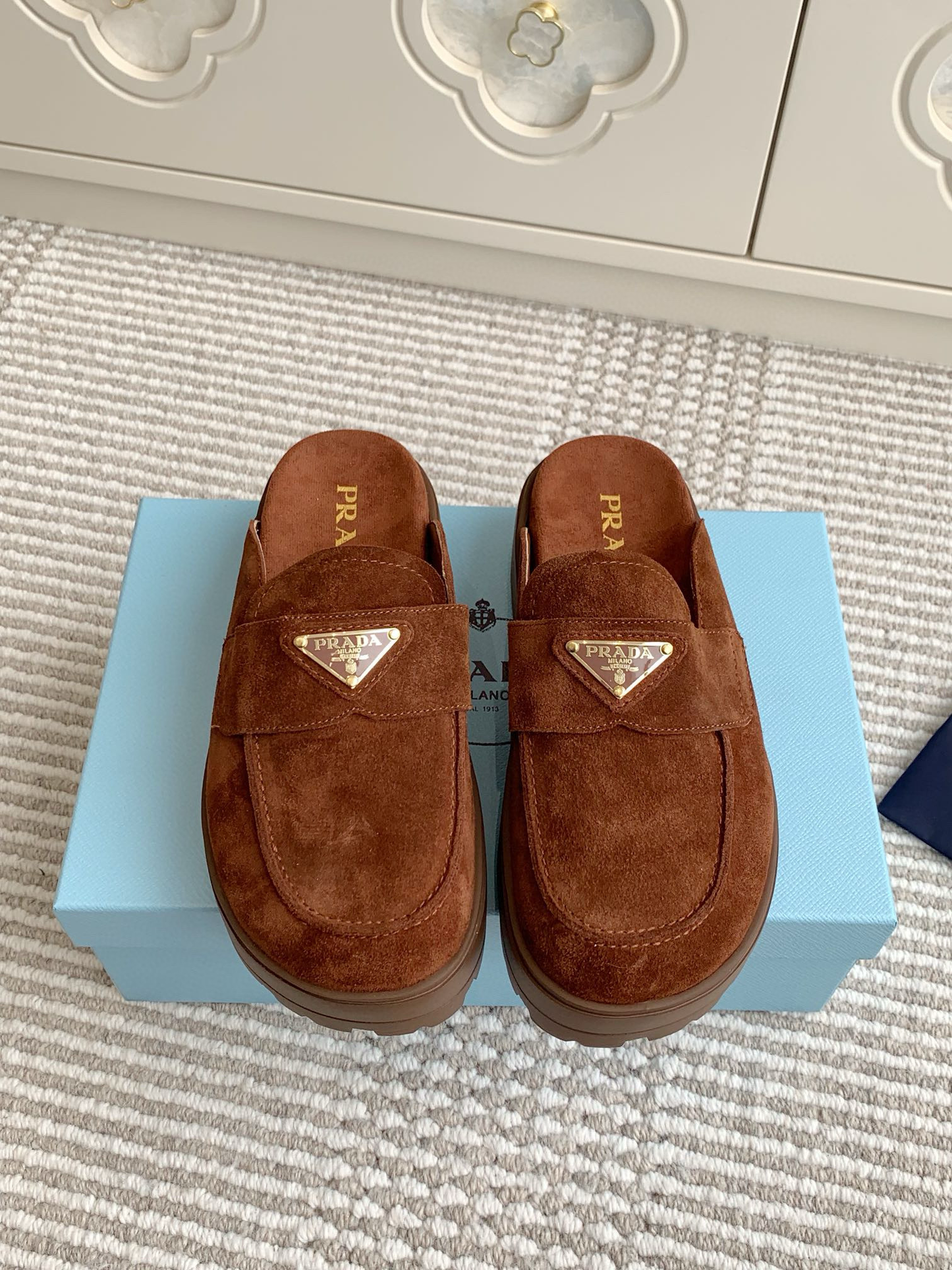 Prada Flatform Mules