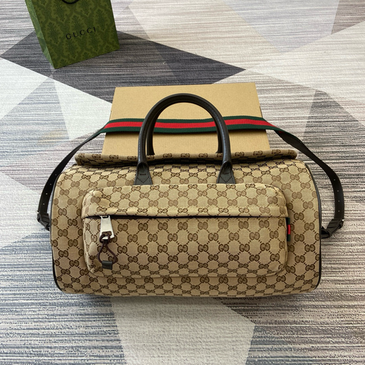 Gucci Gg Canvas Small Duffle Bag