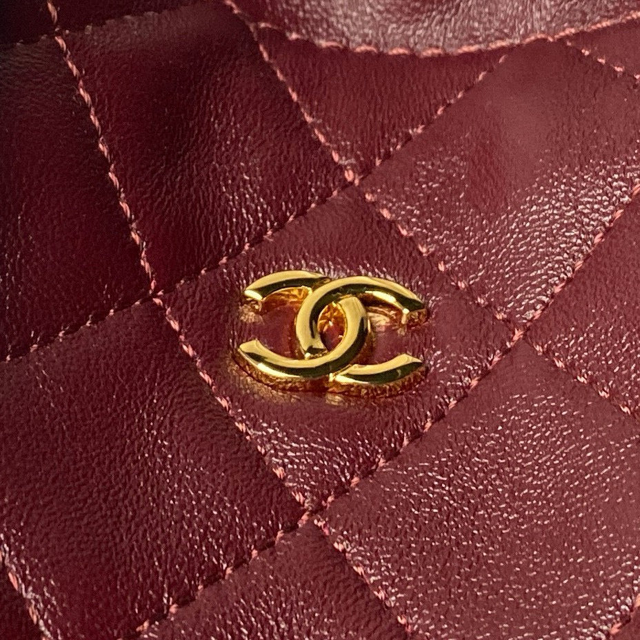Clutch With Leather Strap