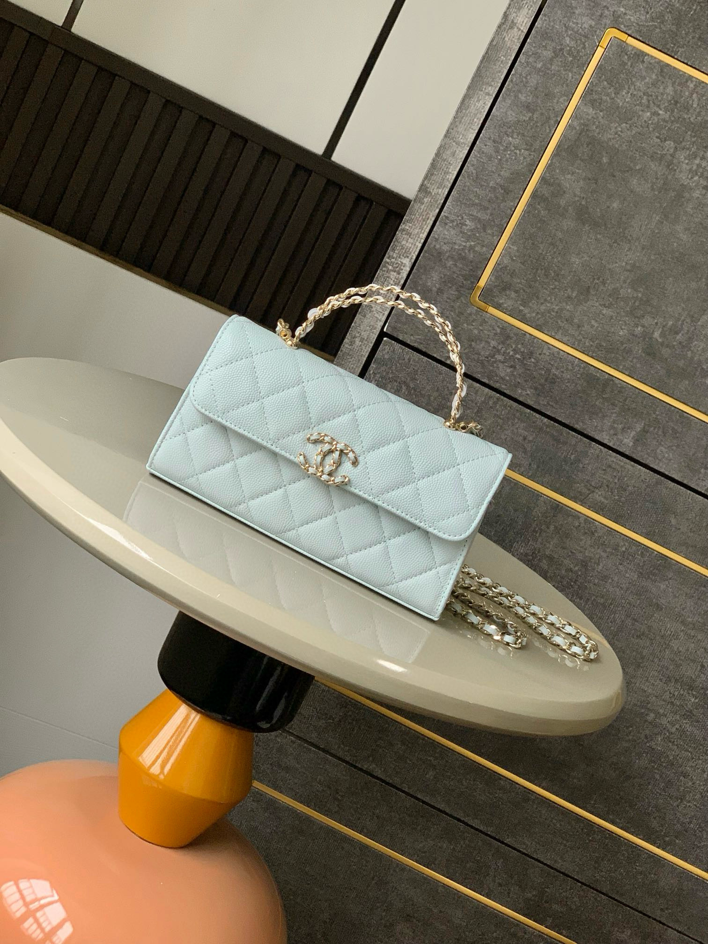 Chanel Flap Phone Holder With Chain