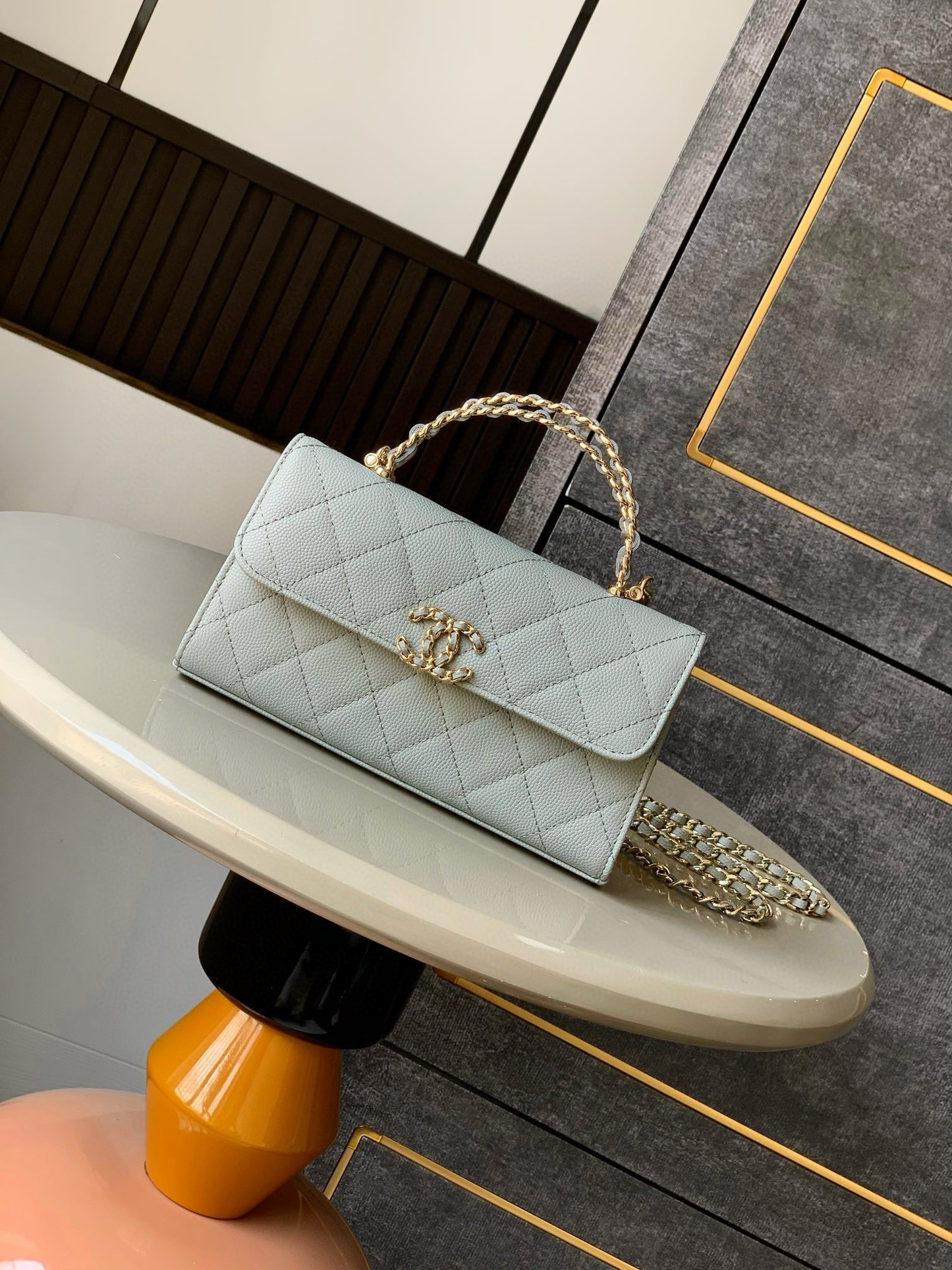 Chanel Flap Phone Holder With Chain