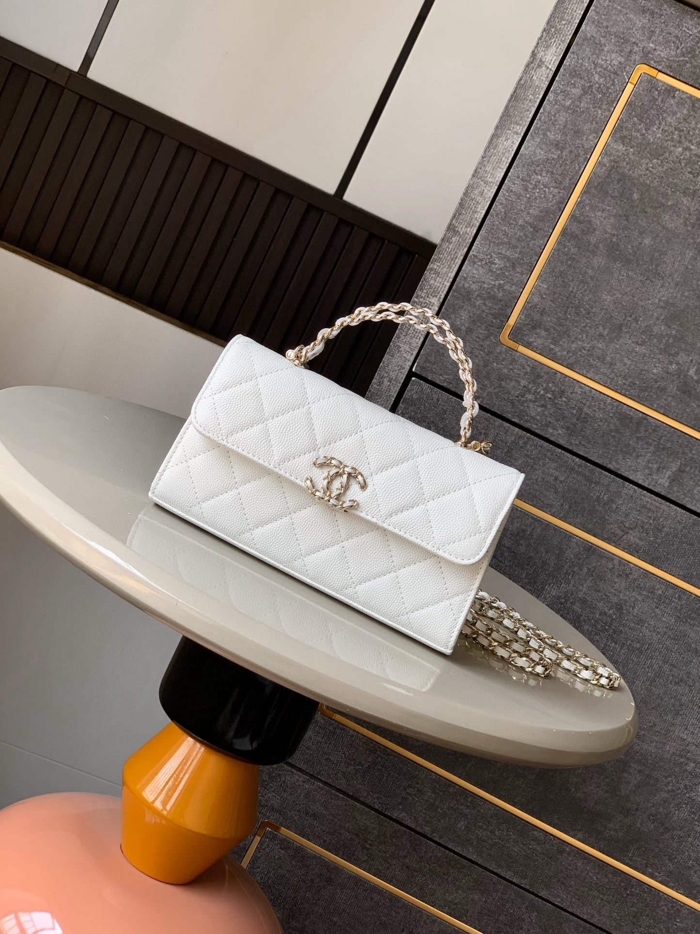 Chanel Flap Phone Holder With Chain