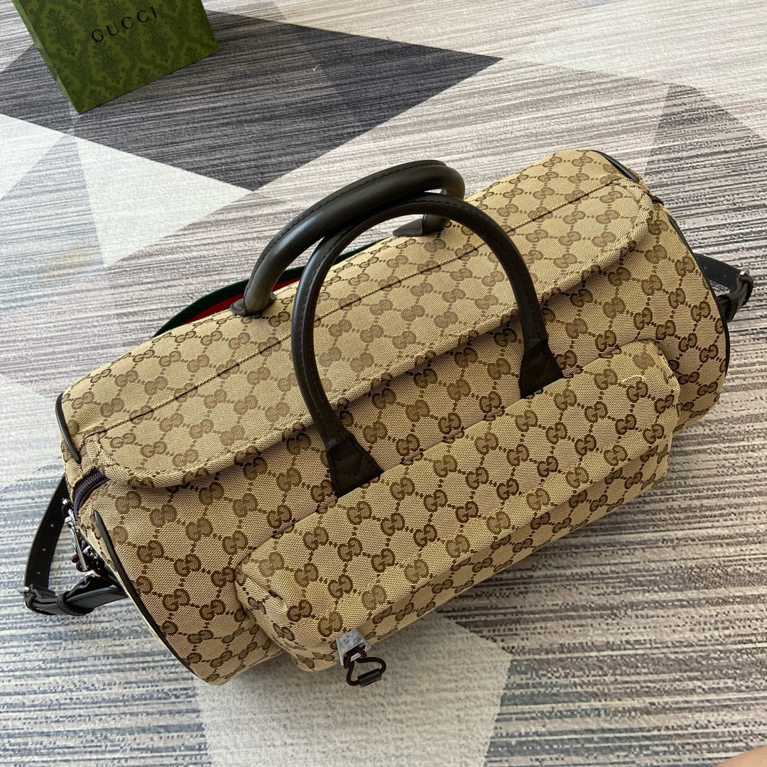 Gucci Gg Canvas Small Duffle Bag