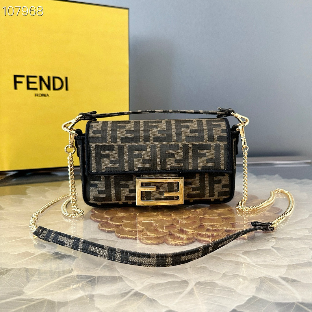Fendi Baguette FF Logo
