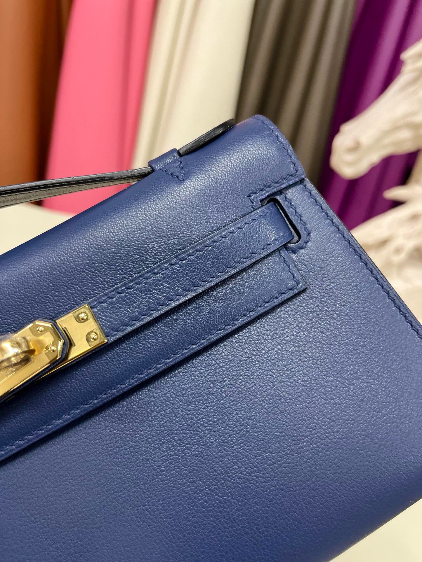 Hermes Kelly Pochette Swift