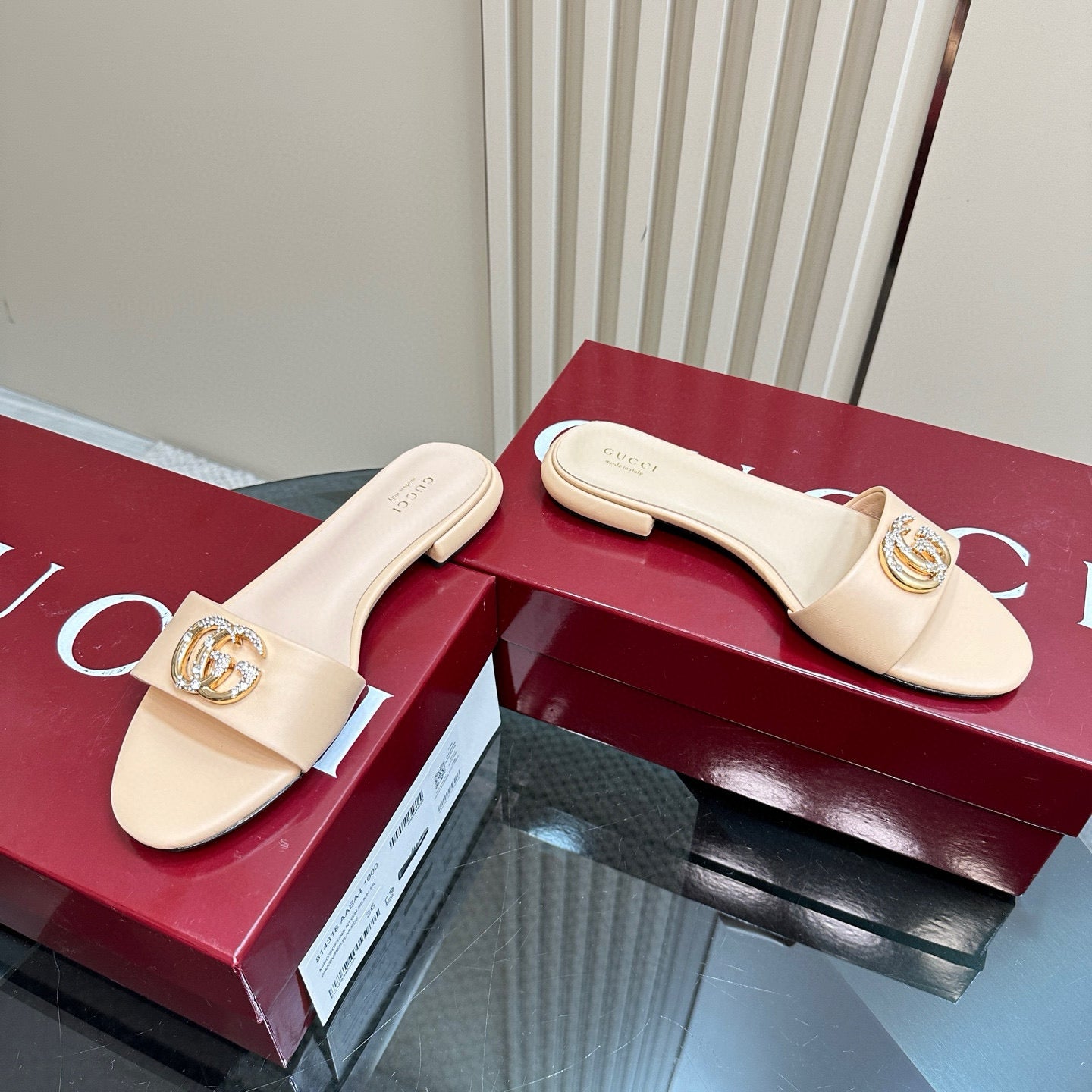 Gucci Gg Pearl Slipper