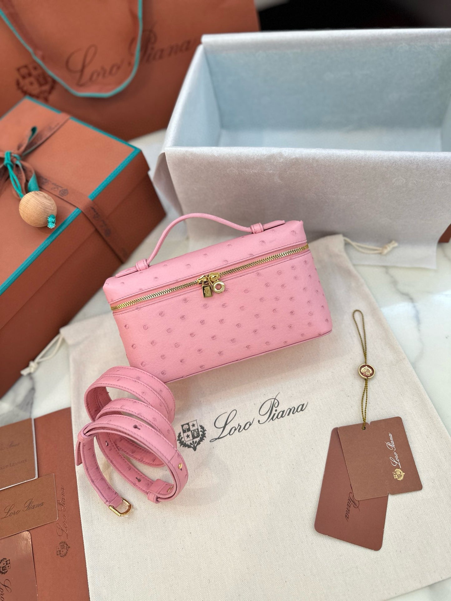 Loro Piana Extra Pocket L19 Ostrich