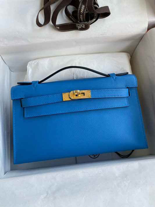 Hermes Kelly Pochette Swift