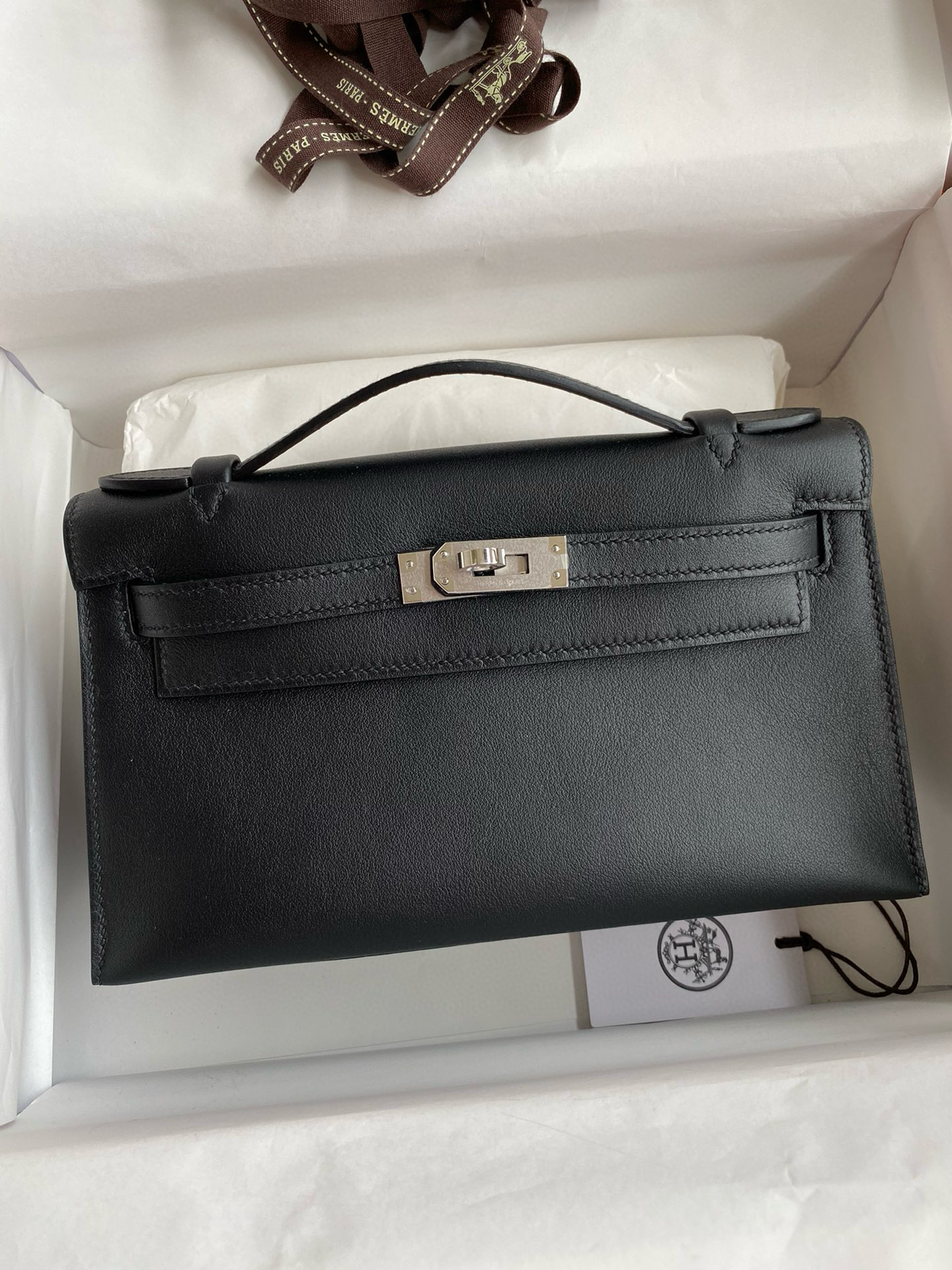Hermes Kelly Pochette Swift