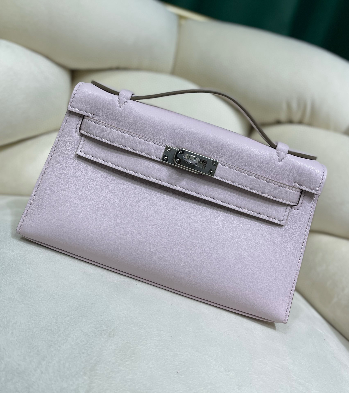 Hermes Kelly Pochette Swift