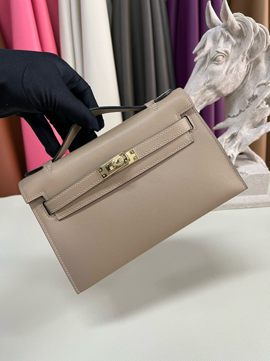 Hermes Kelly Pochette Swift