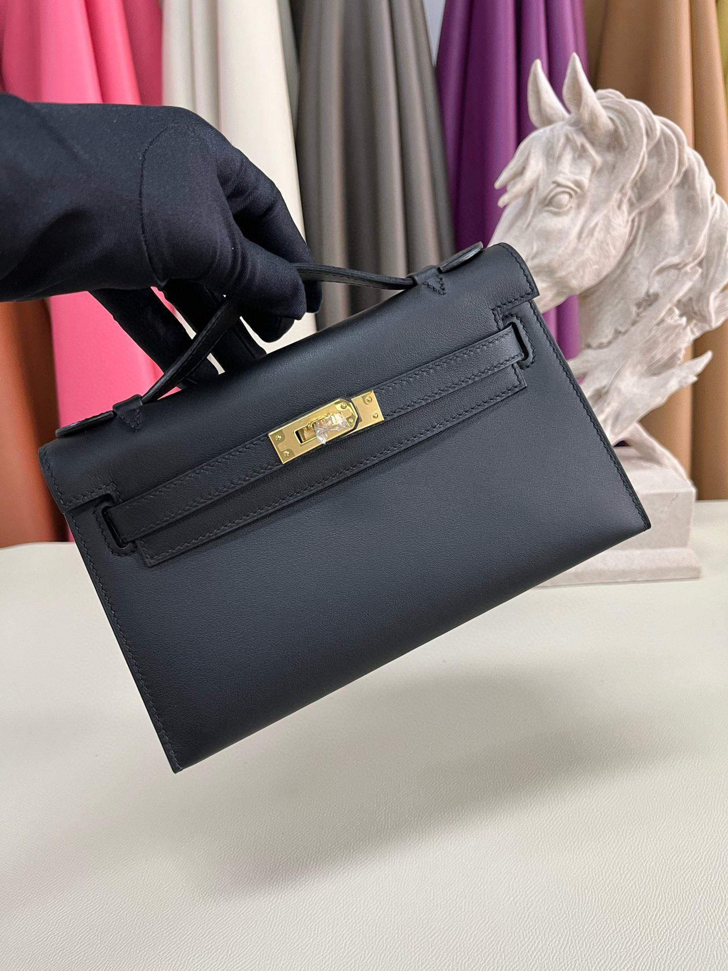 Hermes Kelly Pochette Swift