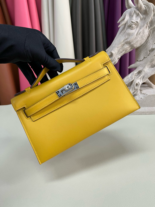 Hermes Kelly Pochette Swift