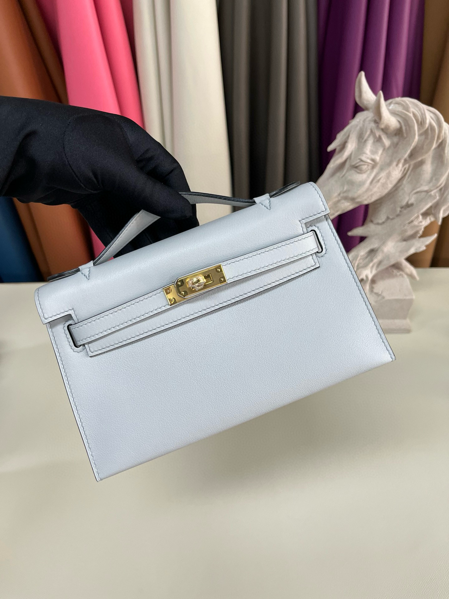 Hermes Kelly Pochette Swift