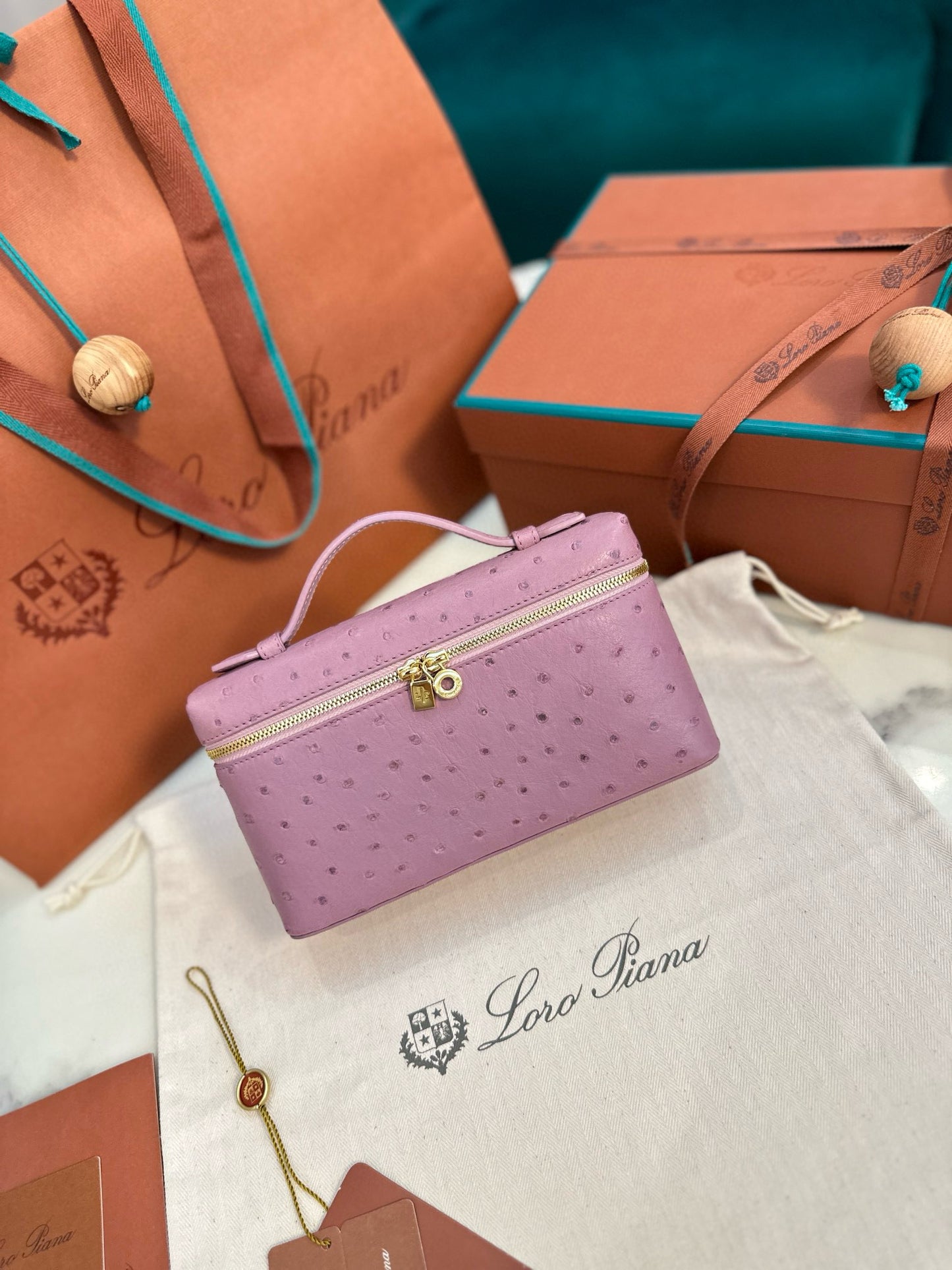 Loro Piana Extra Pocket L19 Ostrich