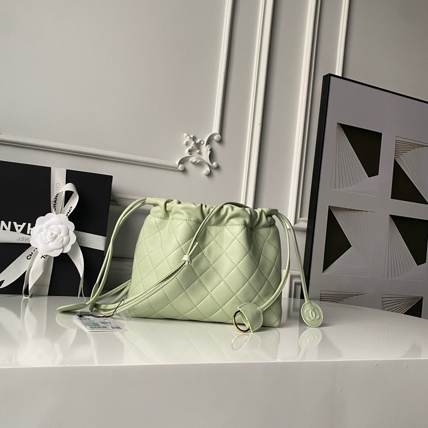 Clutch With Leather Strap