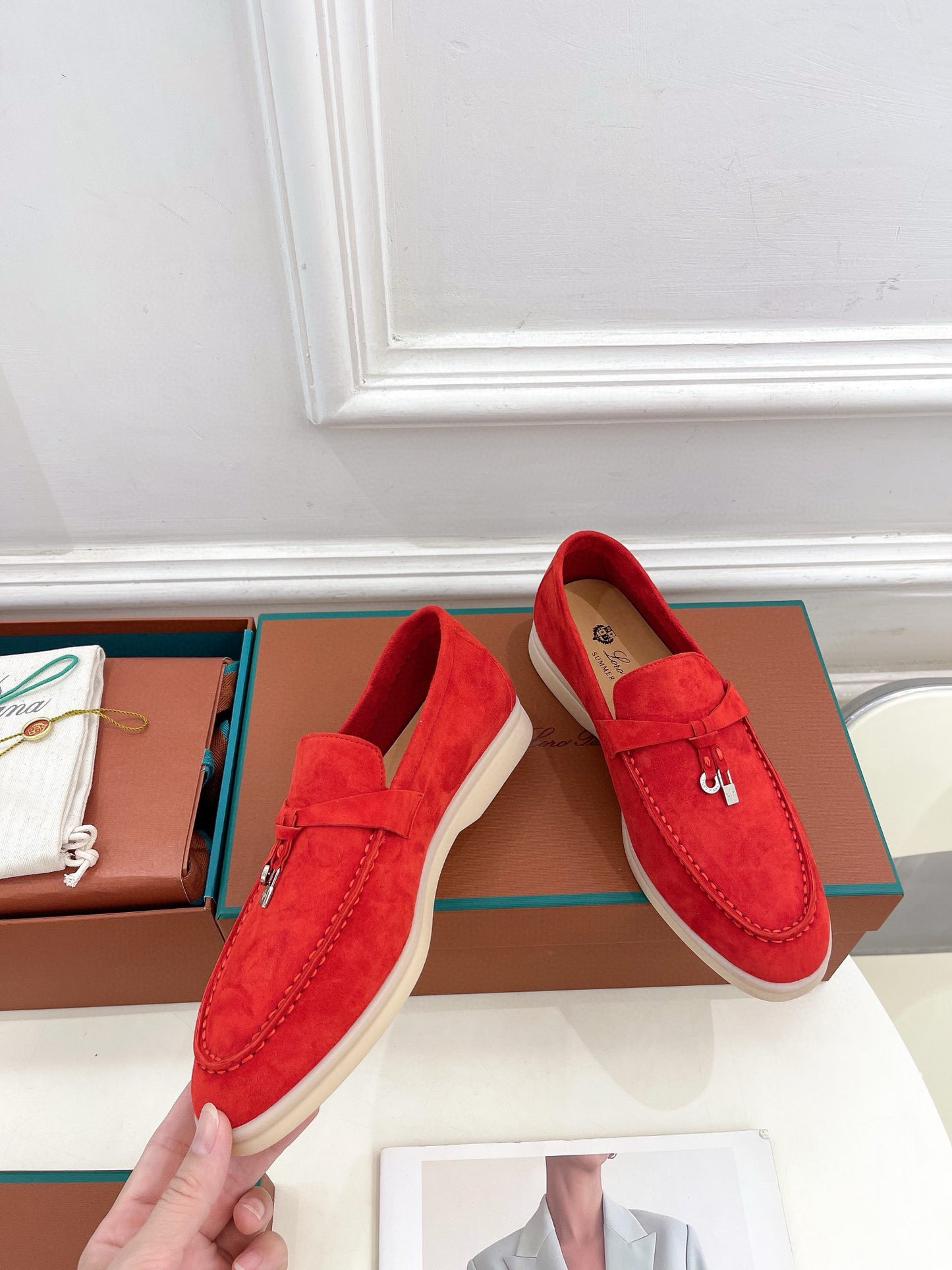 Loro Piana Summer Charms Walk Loafer