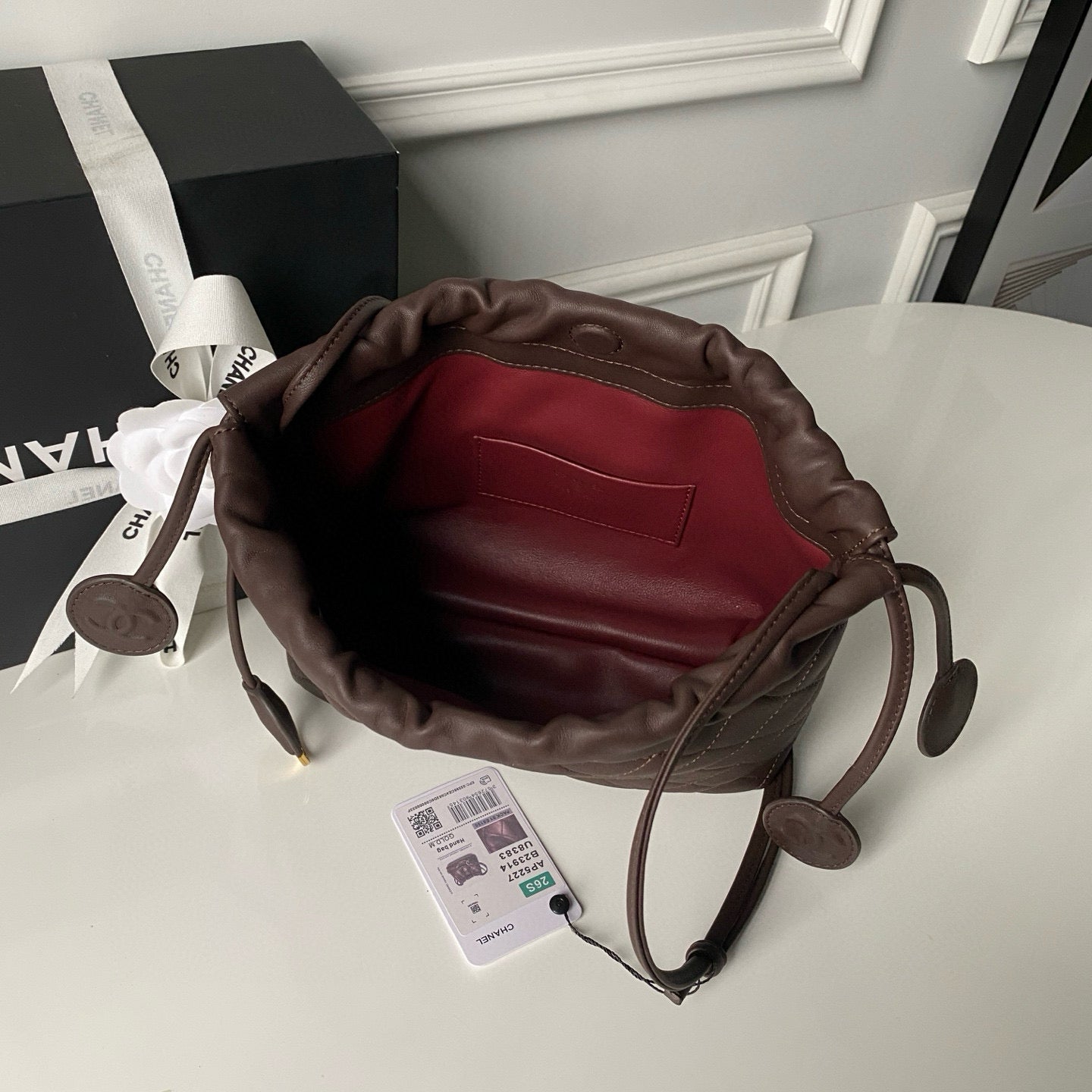 Clutch With Leather Strap