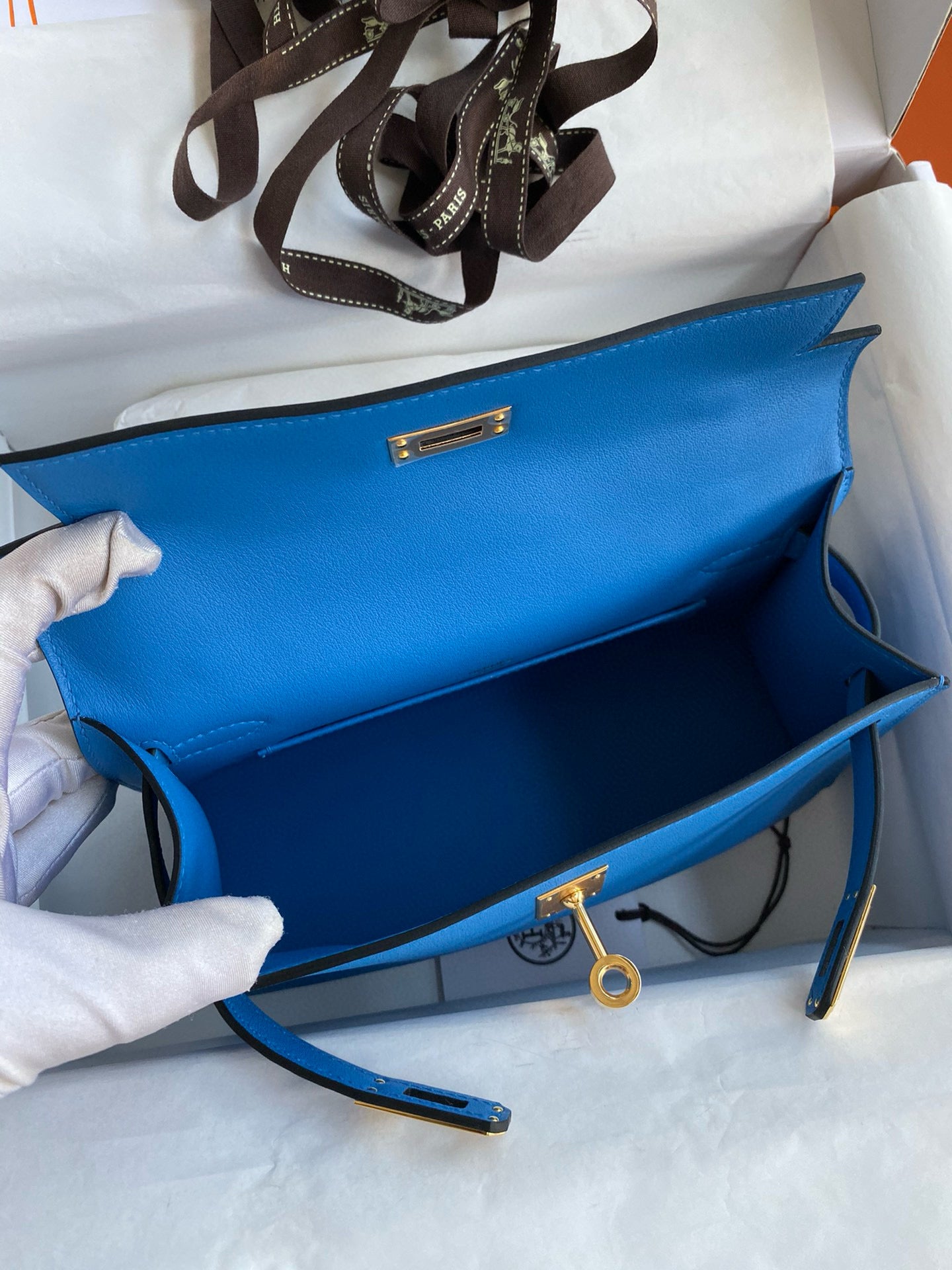Hermes Kelly Pochette Swift