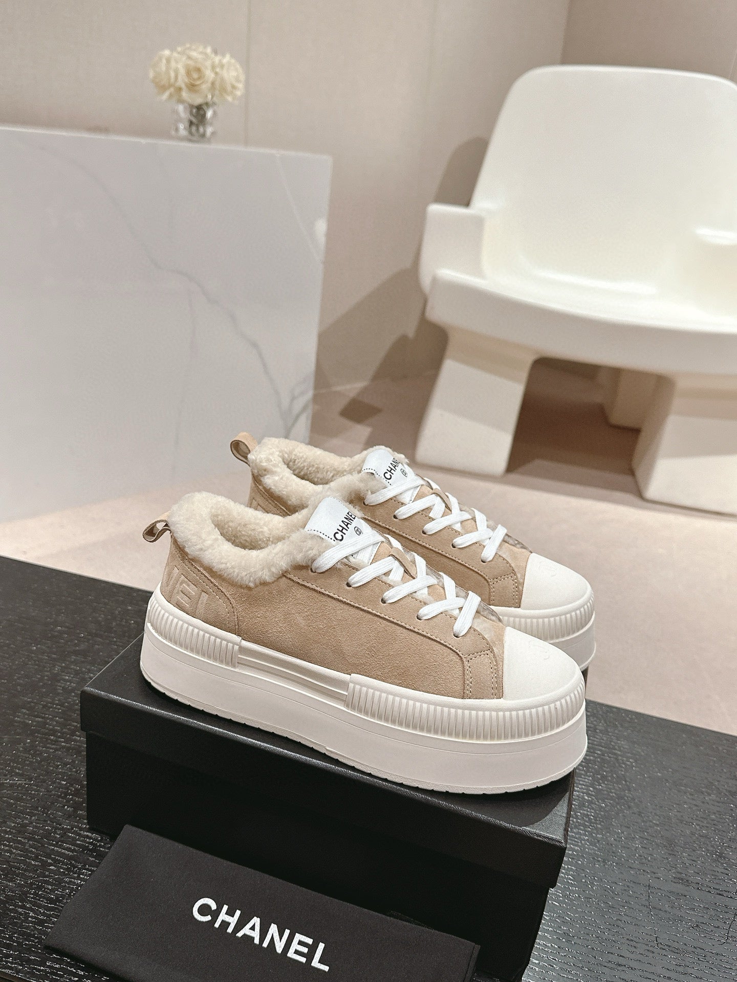Chanel Sneaker Fur