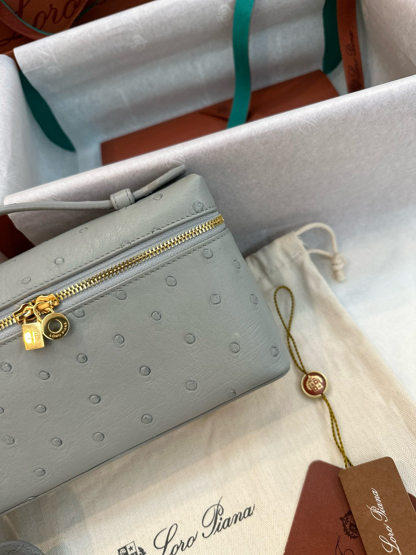 Loro Piana Extra Pocket L19 Ostrich