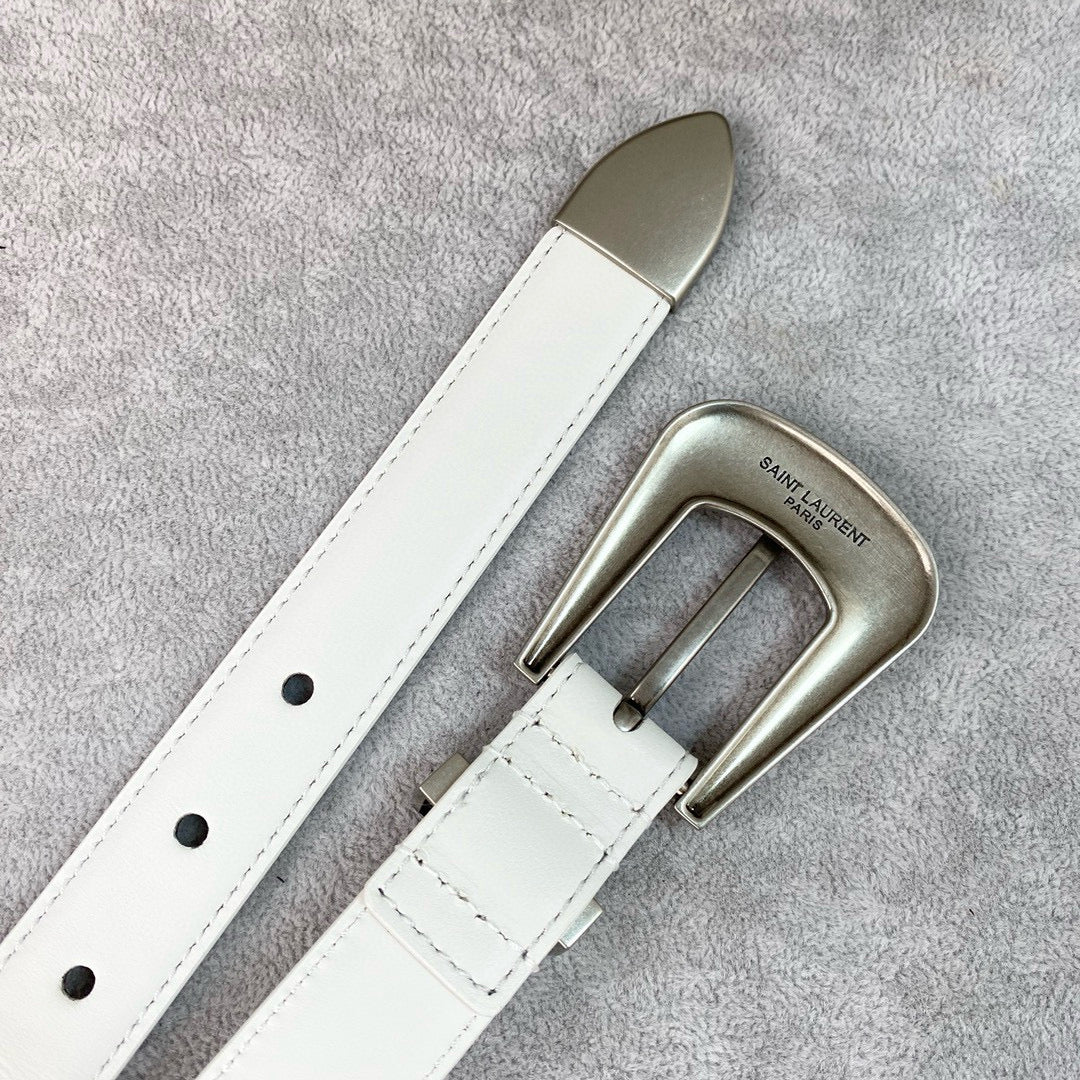 Yves Saint Laurent Folk Buckle Belt