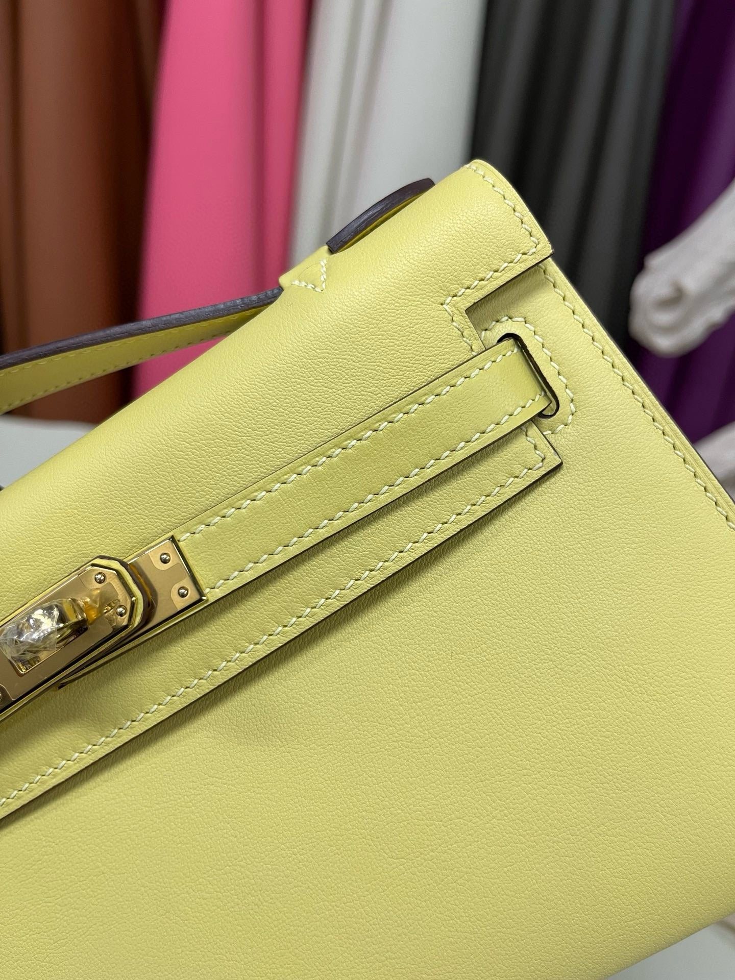 Hermes Kelly Pochette Swift