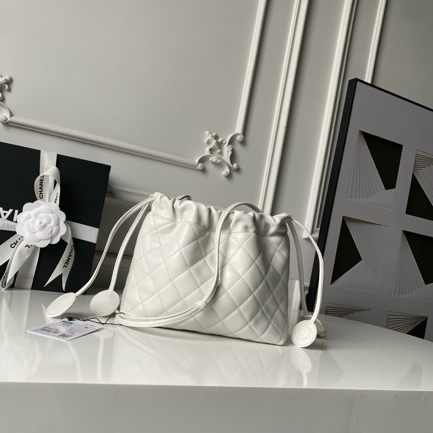 Clutch With Leather Strap