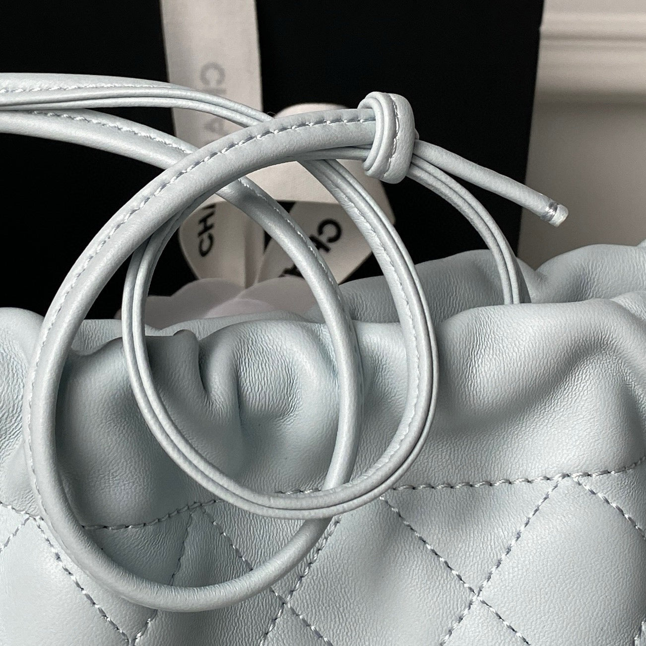 Clutch With Leather Strap