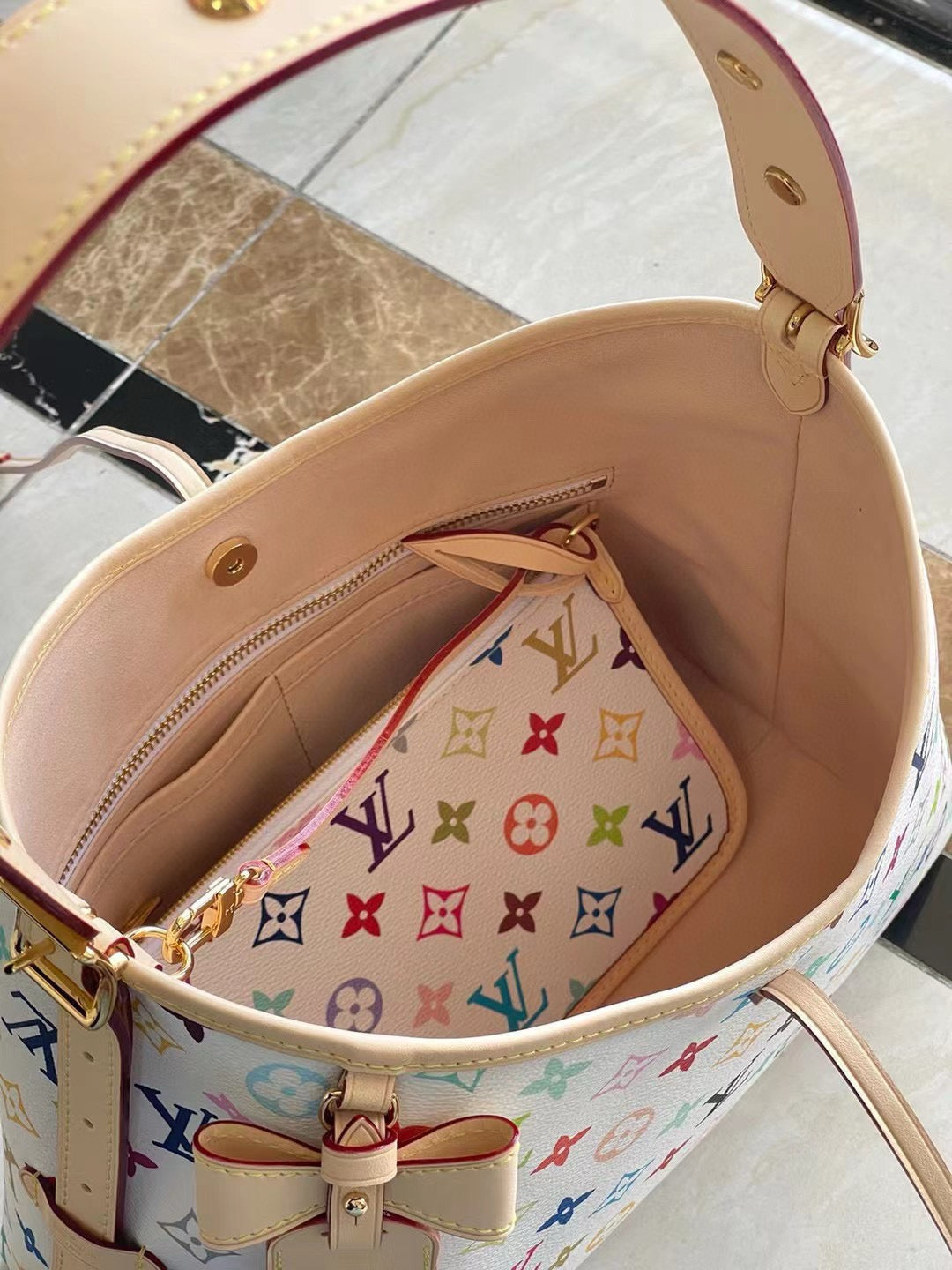 Louis Vuitton Lv x Tm Carryall Pm