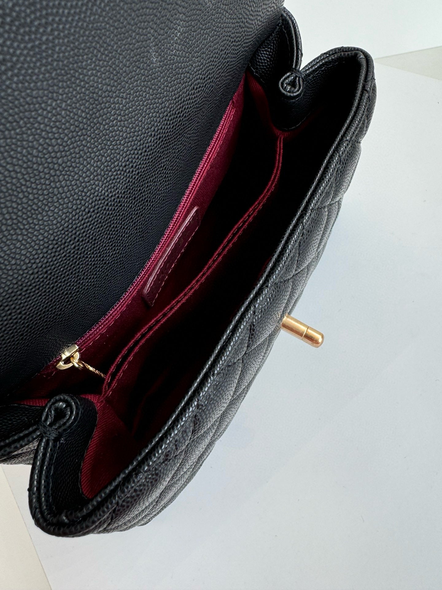 Flap Bag With Top Handle