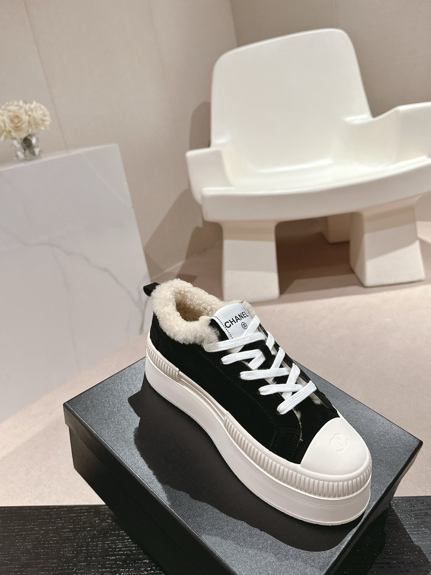 Chanel Sneaker Fur