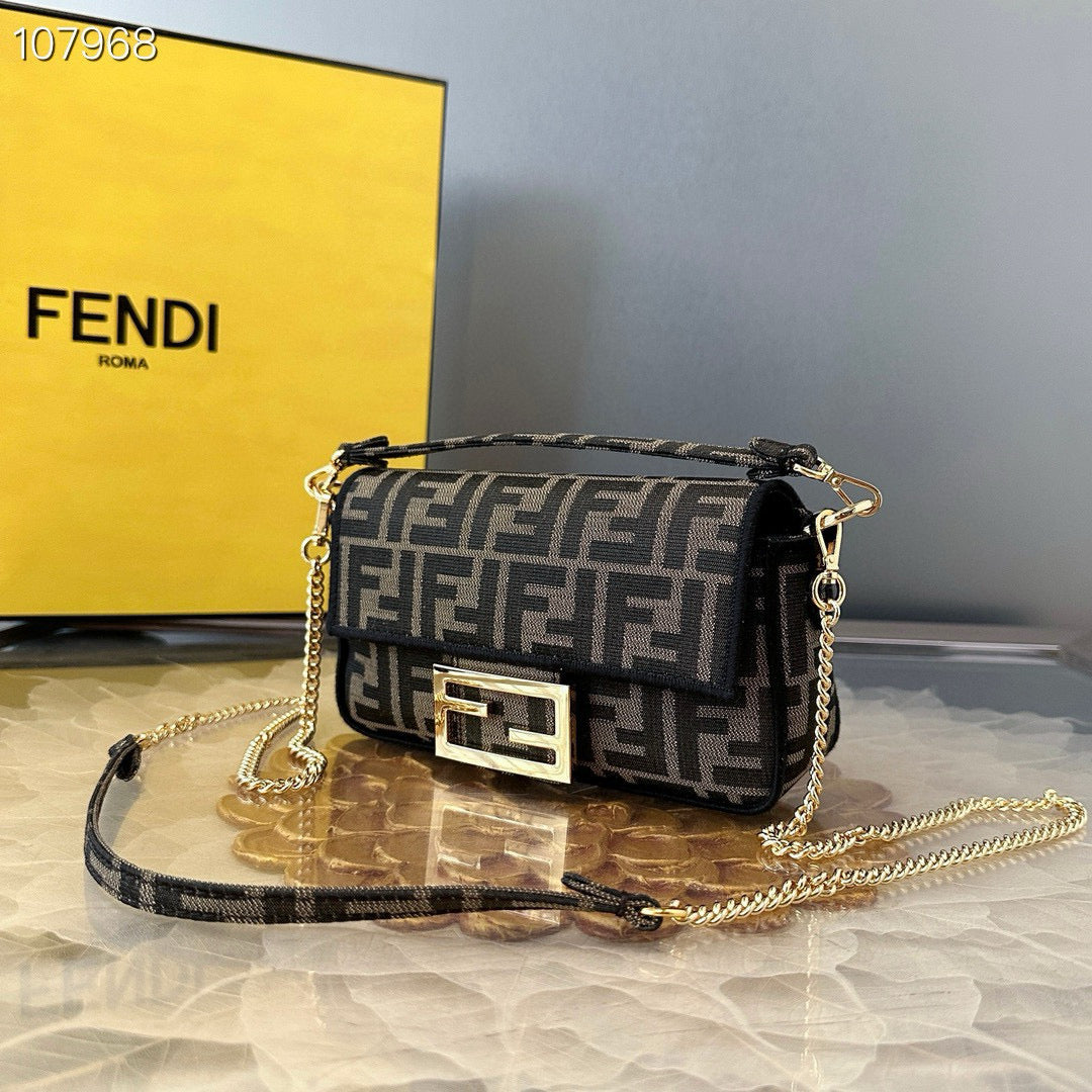 Fendi Baguette FF Logo