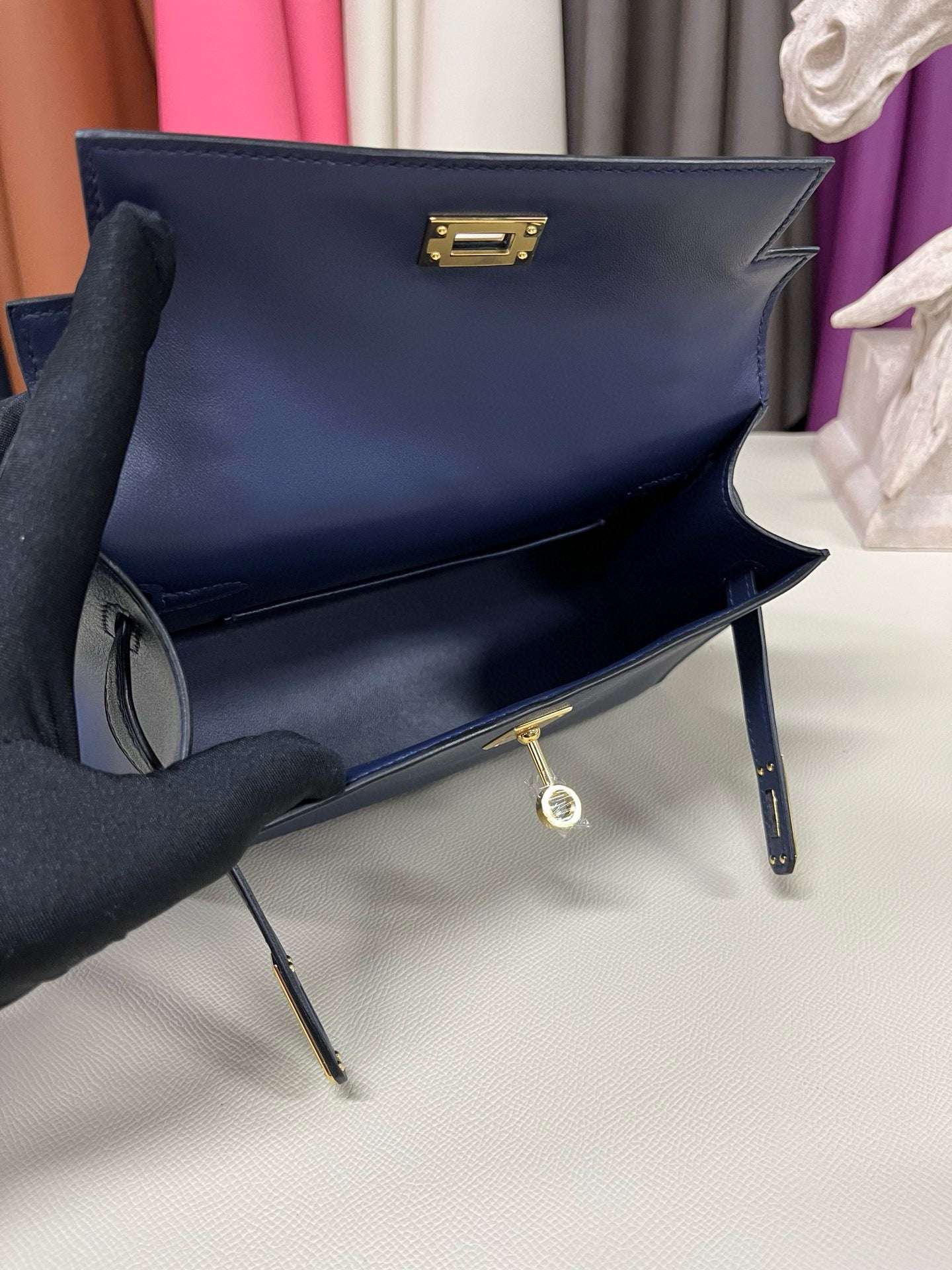 Hermes Kelly Pochette Swift