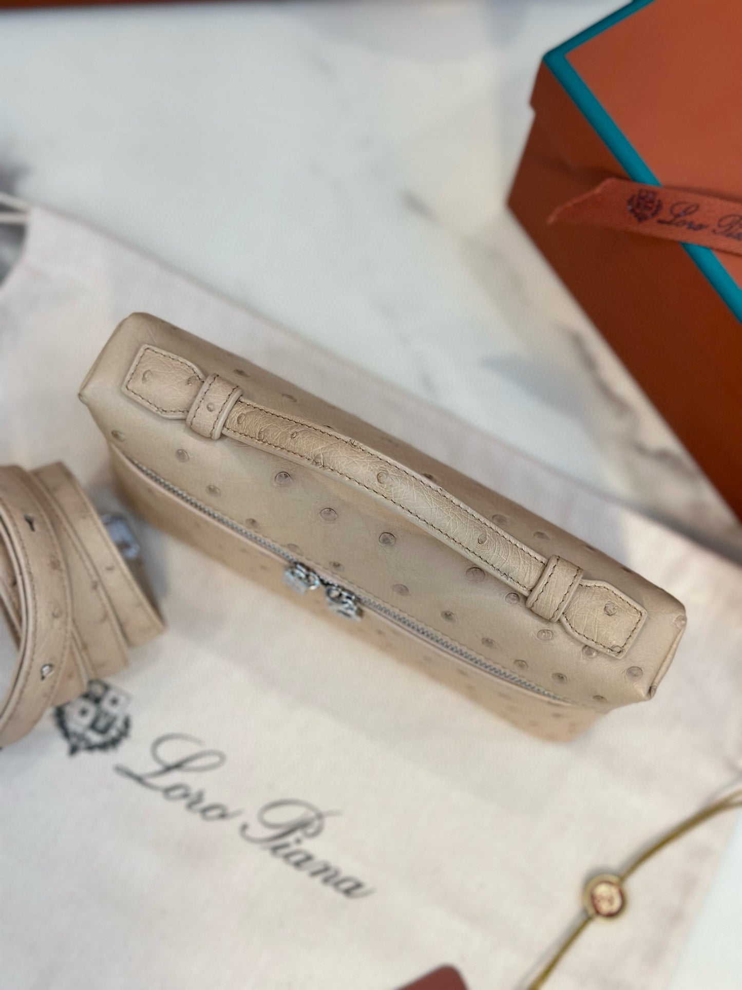 Loro Piana Extra Pocket L19 Ostrich