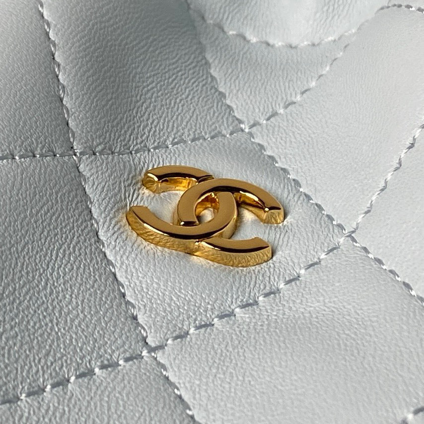 Clutch With Leather Strap