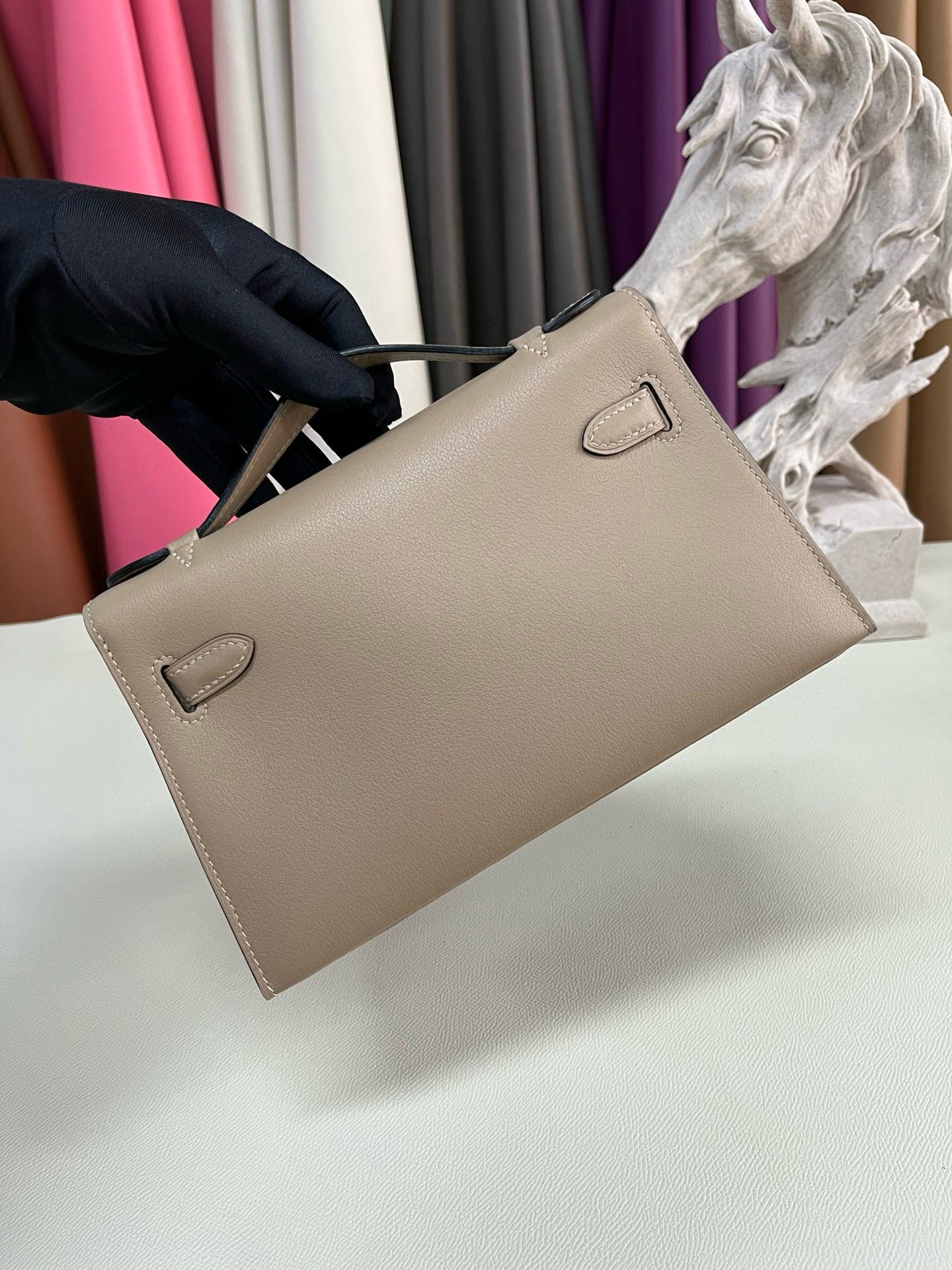 Hermes Kelly Pochette Swift