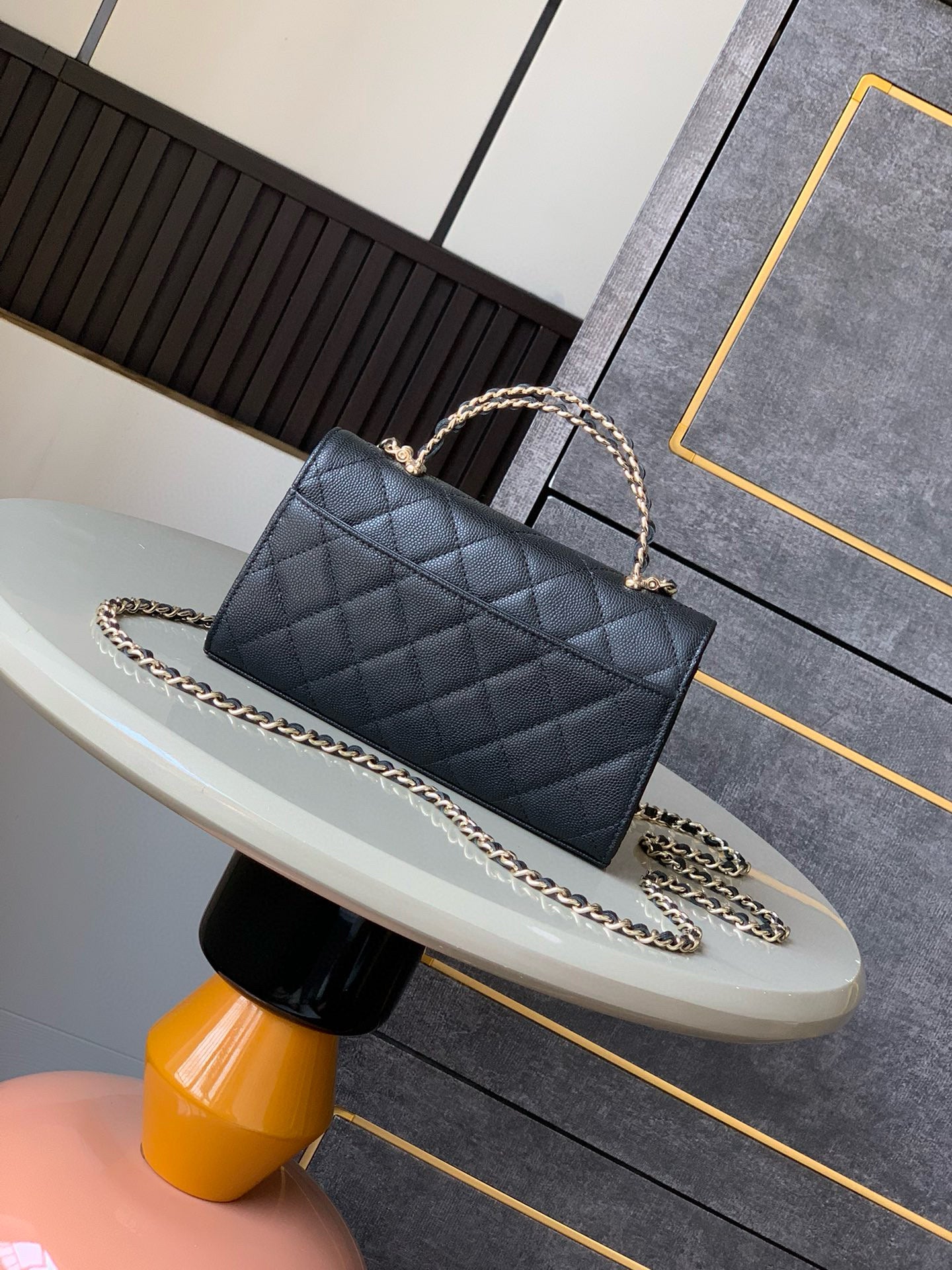 Chanel Flap Phone Holder With Chain