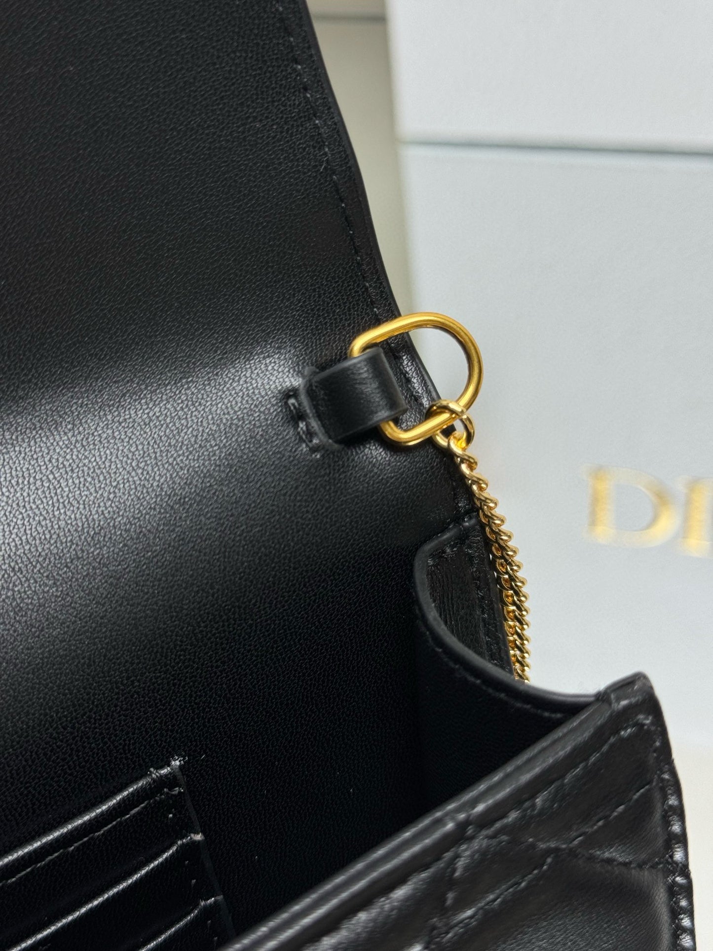 Christian Dior Miss Caro Pouch With Chain