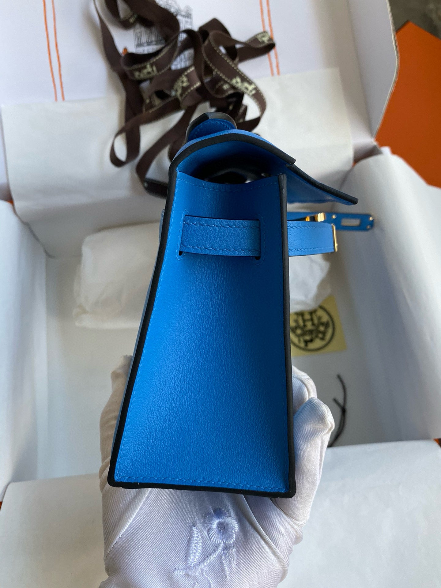 Hermes Kelly Pochette Swift