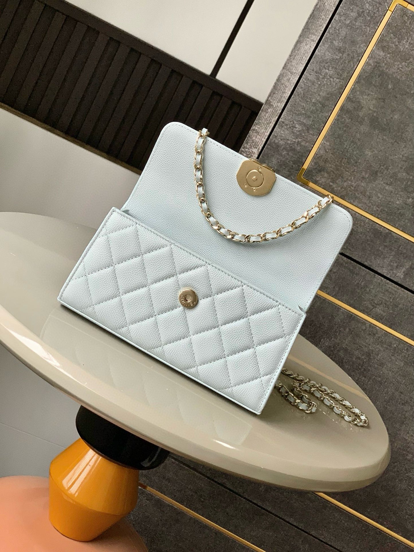 Chanel Flap Phone Holder With Chain