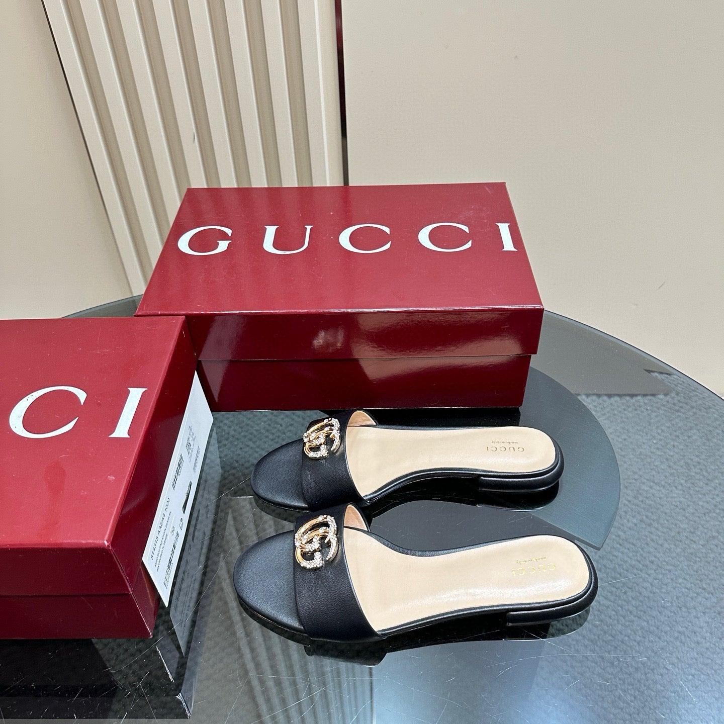 Gucci Gg Pearl Slipper