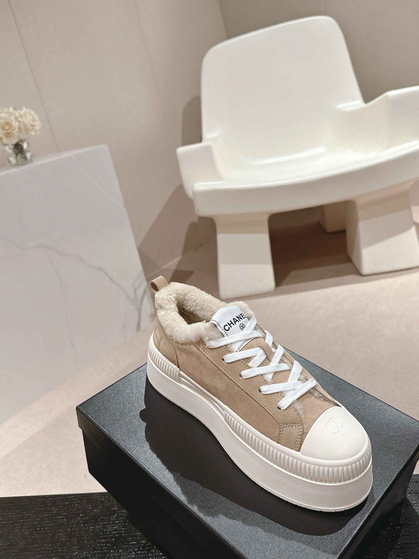Chanel Sneaker Fur