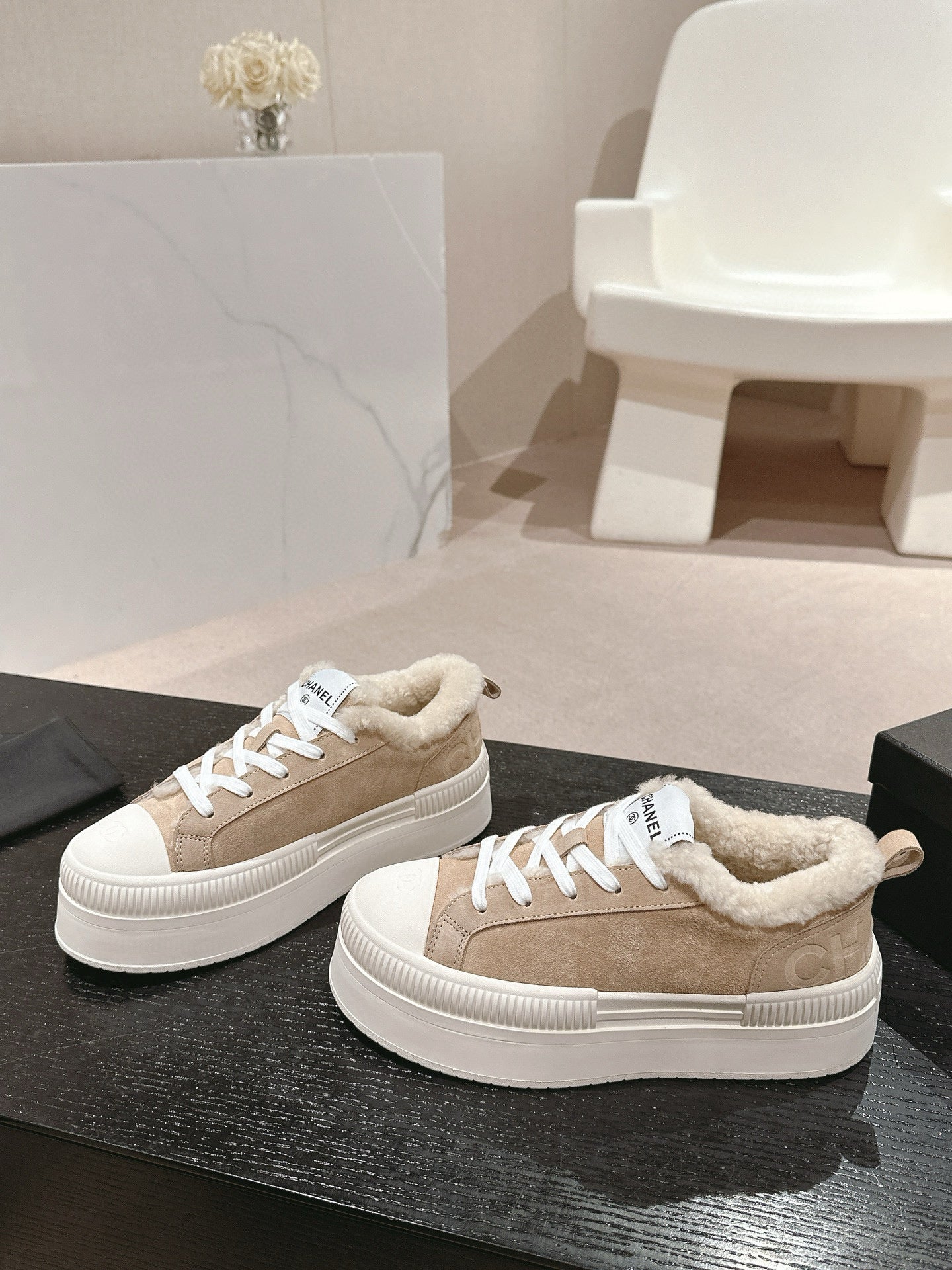 Chanel Sneaker Fur