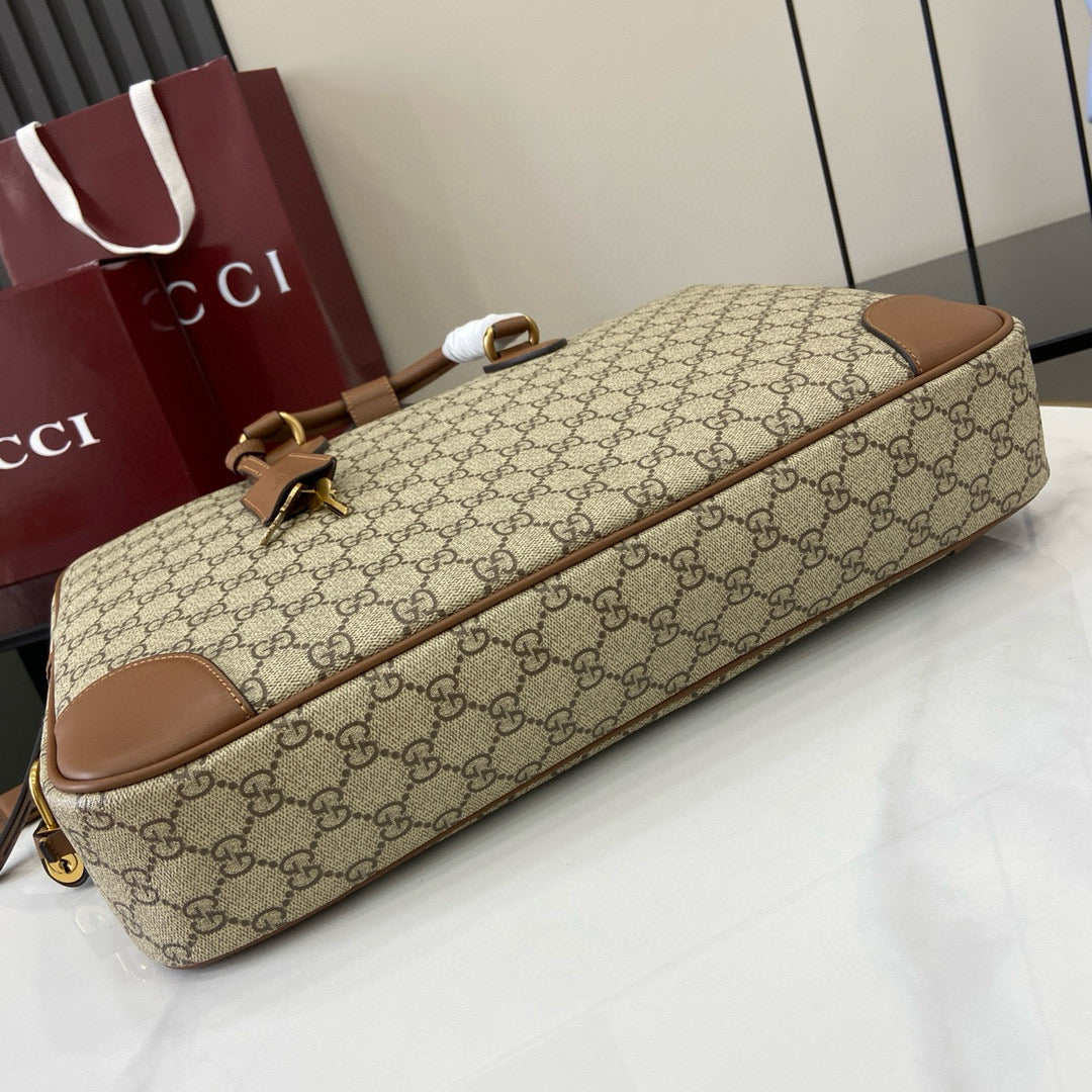 Gucci Gg Emblem Medium Briefcase