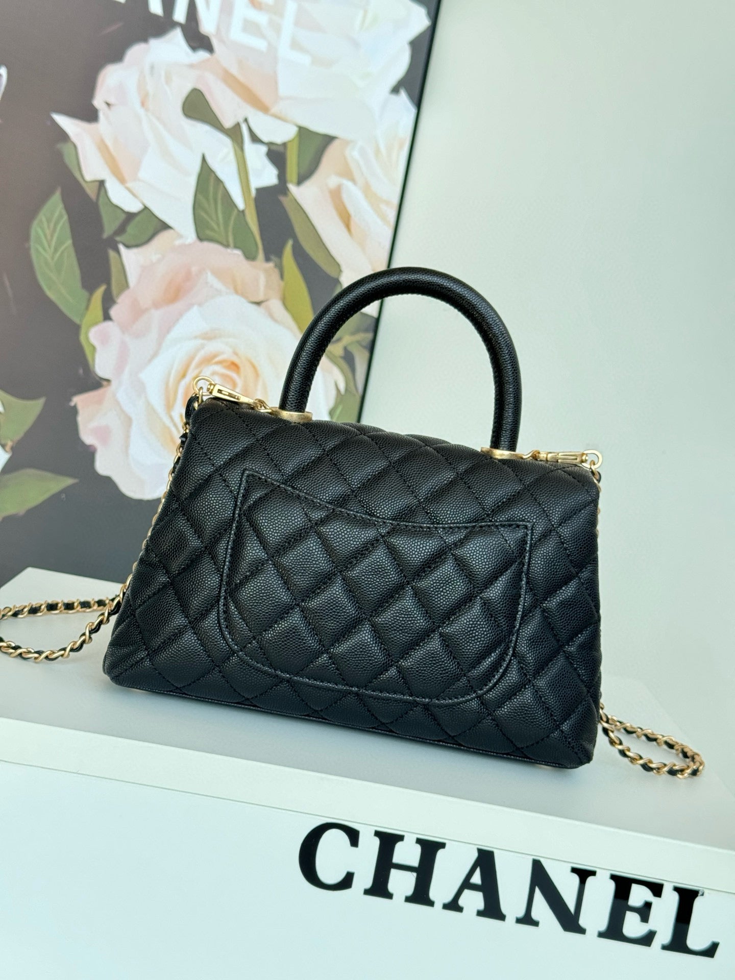 Flap Bag With Top Handle