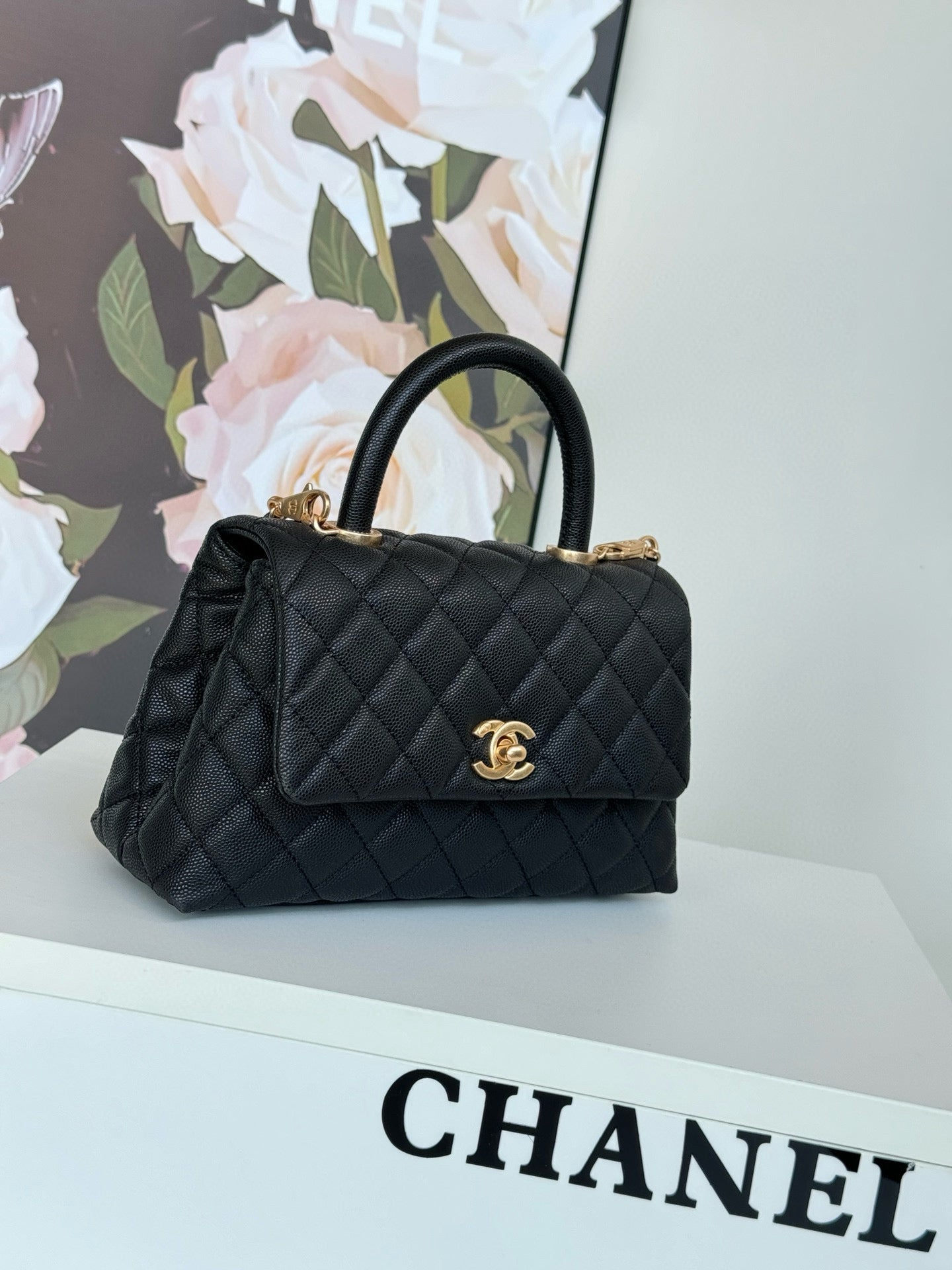 Flap Bag With Top Handle