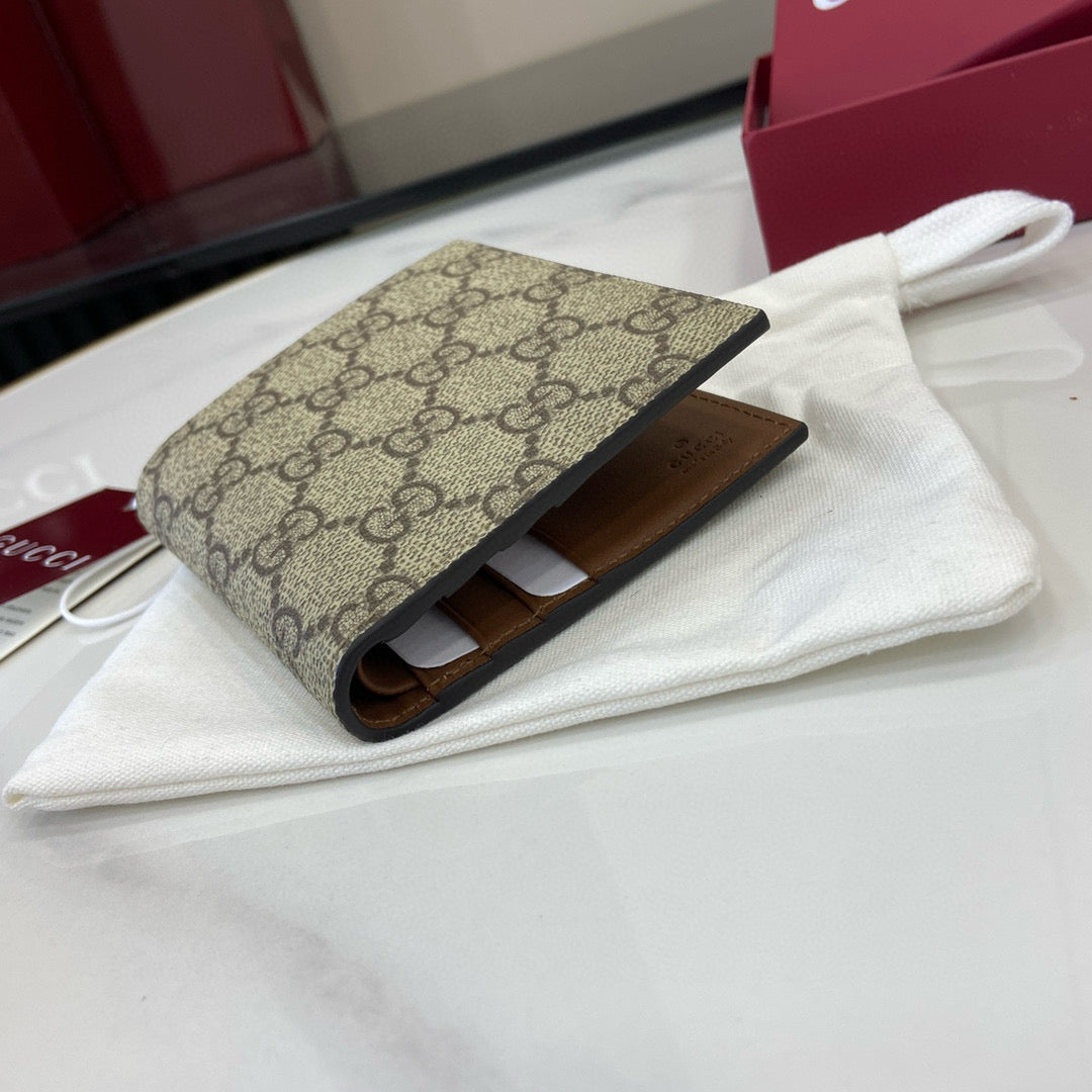 Gucci Gg Emblem Bi-Fold Wallet