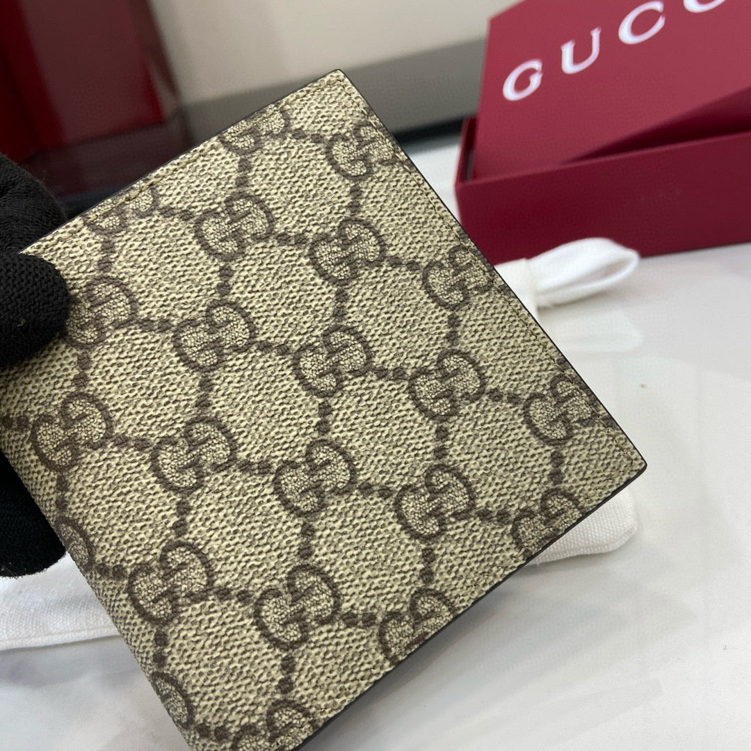 Gucci Gg Emblem Bi-Fold Wallet
